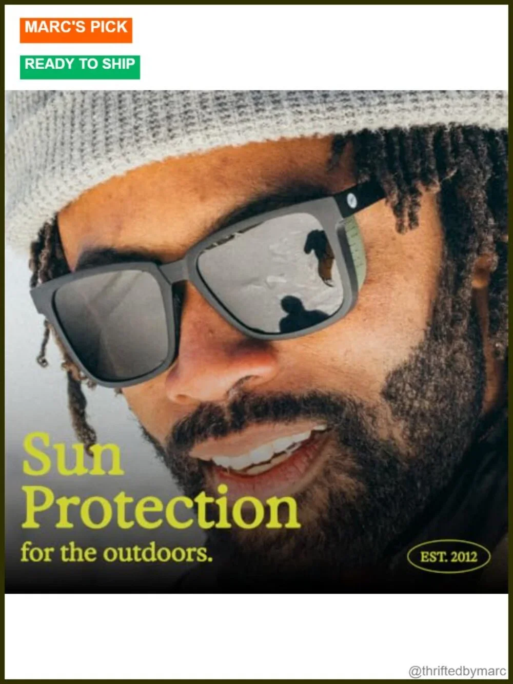 Polarized Recycled Alpine Sunglasses with Magnetic Sun Shields